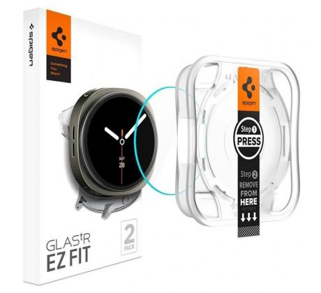 SPIGEN GLAS.TR ”EZ-FIT” 2-PACK SAMSUNG GALAXY WATCH 8 (44 mm) CLEAR