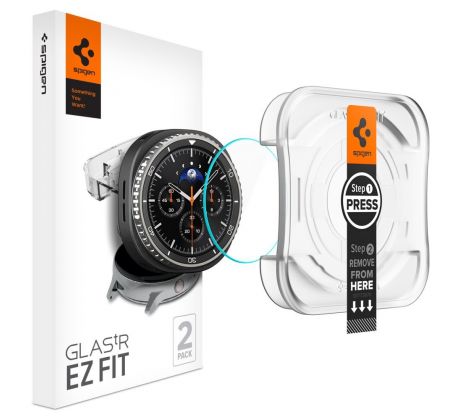 SPIGEN GLAS.TR ”EZ-FIT” 2-PACK SAMSUNG GALAXY WATCH 8 CLASSIC (46 mm) CLEAR