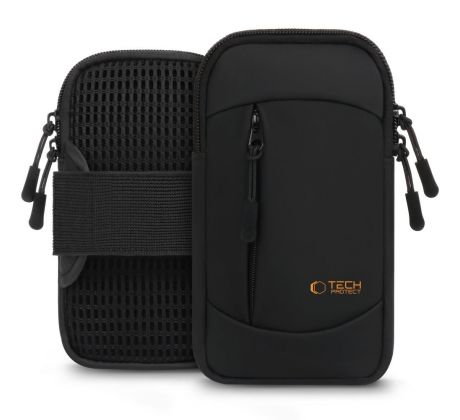 TECH-PROTECT M6 UNIVERSAL SPORT ARMBAND BLACK/ORANGE