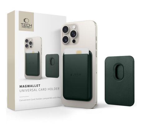 TECH-PROTECT MAGWALLET MAGSAFE UNIVERSAL MAGNETIC CARD HOLDER KHAKI