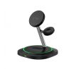TECH-PROTECT QI15W-A46 3IN1 MAGNETIC MAGSAFE WIRELESS CHARGER BLACK