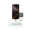 TECH-PROTECT QI15W-A46 3IN1 MAGNETIC MAGSAFE WIRELESS CHARGER WHITE