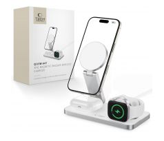 TECH-PROTECT QI15W-A47 3IN1 MAGNETIC MAGSAFE WIRELESS CHARGER WHITE
