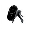 TECH-PROTECT mm15W-V6 MAGNETIC MAGSAFE STABLE VENT CAR MOUNT WIRELESS CHARGER 15W BLACK/BLACK