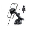 TECH-PROTECT mm15W-V5 MAGNETIC MAGSAFE DASHBOARD & VENT CAR MOUNT WIRELESS CHARGER 15W BLACK/BLACK