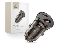 TECH-PROTECT CC01 2-PORT CAR CHARGER PD 30W / QC3.0 BLACK