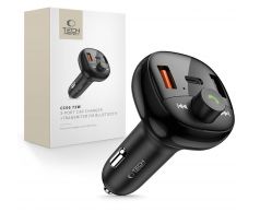 TECH-PROTECT CC06 3-PORT CAR CHARGER PD 72W + TRANSMITER FM BLUETOOTH BLACK