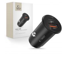 TECH-PROTECT CC02 2-PORT CAR CHARGER PD 35W / QC3.0 BLACK