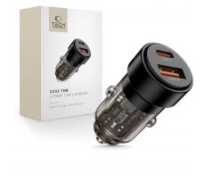 TECH-PROTECT CC03 2-PORT CAR CHARGER PD 75W BLACK