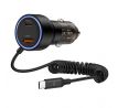 TECH-PROTECT CC05 2-PORT CAR CHARGER PD 60W + CABLE BLACK