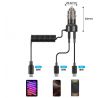 TECH-PROTECT CC05 2-PORT CAR CHARGER PD 60W + CABLE BLACK