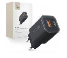 TECH-PROTECT NCM33 2-PORT NETWORK CHARGER PD 33W / QC3.0 BLACK