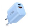 TECH-PROTECT NCA30 2-PORT NETWORK CHARGER PD 30W / QC3.0 BABY BLUE