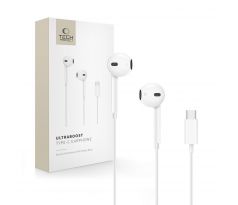 TECH-PROTECT ULTRABOOST TYPE-C EARPHONE CORE WHITE