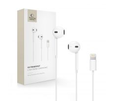 TECH-PROTECT ULTRABOOST LIGHTNING EARPHONE CORE WHITE