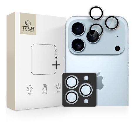 TECH-PROTECT CAMRING FIT+ iPhone 14 Pro / Max / 15 Pro / Max / 16 Pro / Max / 17 PRO / Max CLEAR