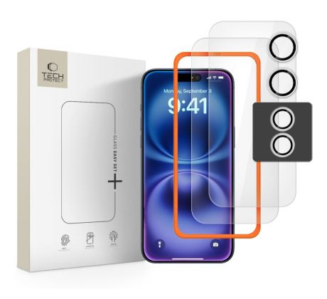  TECH-PROTECT EASY SET+ 3-PACK iPhone 17 CLEAR