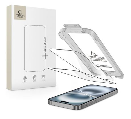  TECH-PROTECT QUICK SET+ 2-PACK iPhone 17 BLACK