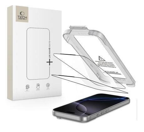 TECH-PROTECT QUICK SET+ 2-PACK iPhone 17 PRO BLACK