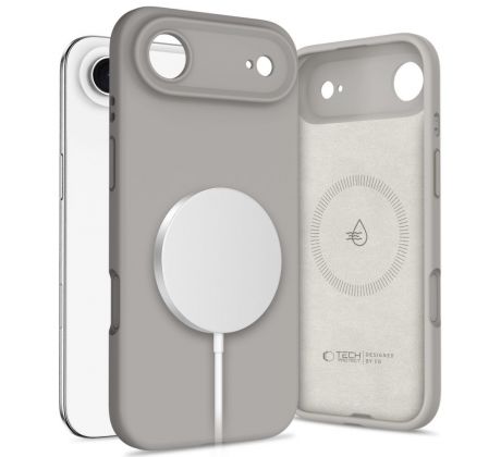 TECH-PROTECT SILICONE MAGSAFE iPhone 17 Air STONE GREY