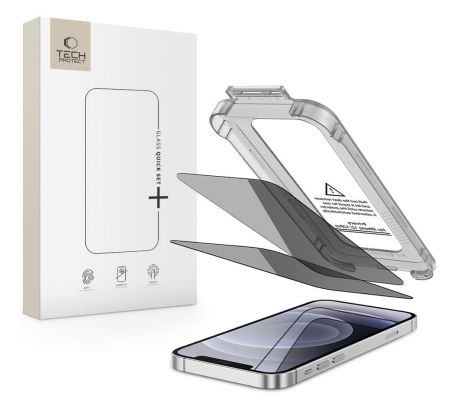 TECH-PROTECT QUICK SET SPY+ 2-PACK iPhone 12 / 12 Pro PRIVACY