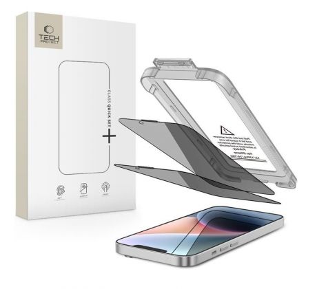 TECH-PROTECT QUICK SET SPY+ 2-PACK iPhone 13 / 13 Pro / 14 / 16E PRIVACY