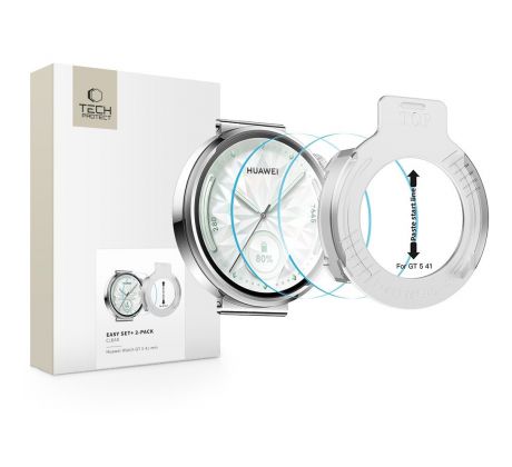 TECH-PROTECT EASY SET+ 2-PACK HUAWEI WATCH GT 5 (41 mm) CLEAR