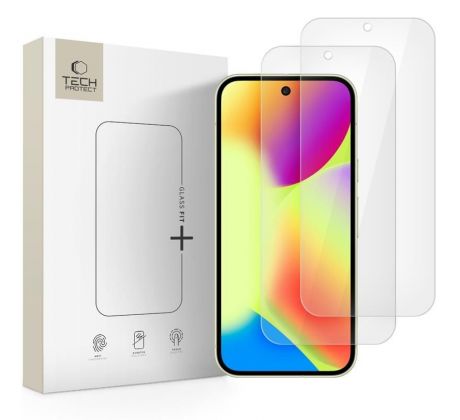 TECH-PROTECT GLASS FIT+ 2-PACK GOOGLE PIXEL 9 / 9 PRO / 10 / 10 PRO CLEAR