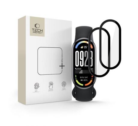 TECH-PROTECT GLASS FLEX+ 2-PACK XIAOMI SMART BAND 10 / 10 NFC BLACK