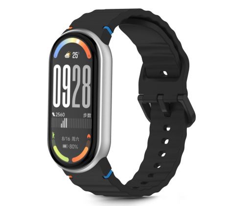 TECH-PROTECT SILICONE SPORT XIAOMI SMART BAND 8 / 9 / 10 / NFC BLACK