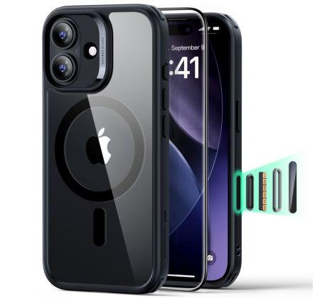 ESR CLASSIC HYBRID MAGSAFE & TEMPERED GLASS iPhone 17 CLEAR/BLACK