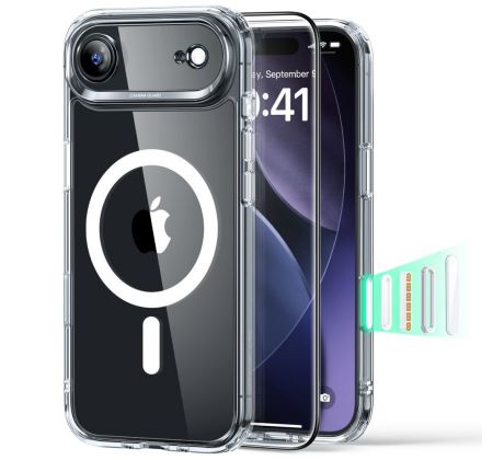 ESR CLASSIC HYBRID MAGSAFE & TEMPERED GLASS iPhone 17 Air CLEAR