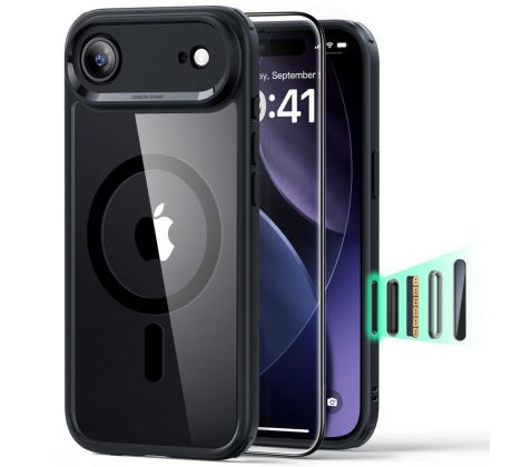 ESR CLASSIC HYBRID MAGSAFE & TEMPERED GLASS iPhone 17 Air CLEAR/BLACK