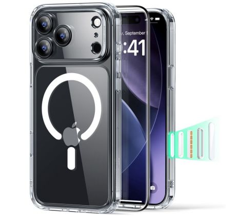 ESR CLASSIC HYBRID MAGSAFE & TEMPERED GLASS iPhone 17 PRO CLEAR