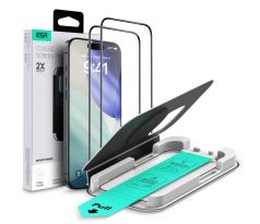 ESR ULTRAFIT TEMPERED GLASS 2-PACK iPhone 16 Pro / 17 CLEAR