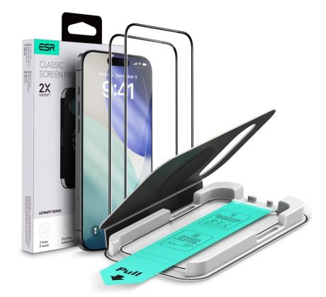 ESR ULTRAFIT TEMPERED GLASS 2-PACK iPhone 17 Air CLEAR