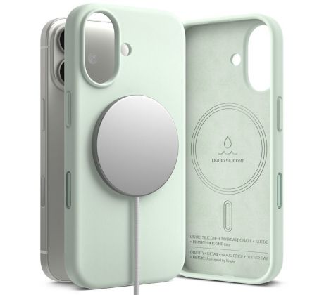 RINGKE SILICONE MAGNETIC MAGSAFE iPhone 17 SOFT MINT