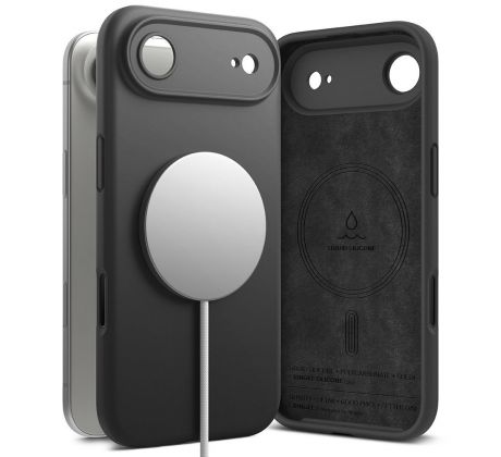 RINGKE SILICONE MAGNETIC MAGSAFE iPhone 17 Air BLACK