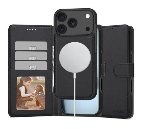 TECH-PROTECT WALLET MAGSAFE iPhone 17 PRO MATTE BLACK