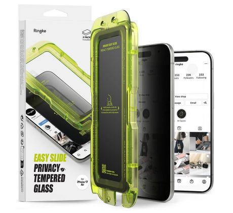 RINGKE EASY SLIDE 2-PACK iPhone 17 Air PRIVACY