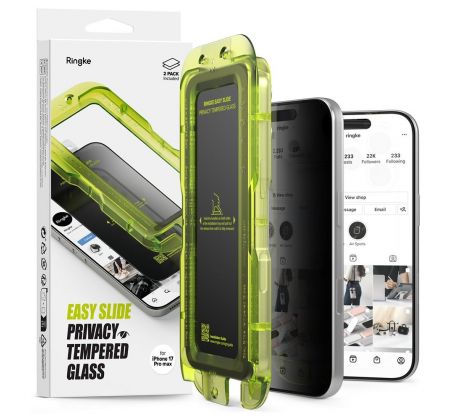 RINGKE EASY SLIDE 2-PACK iPhone 17 PRO Max PRIVACY