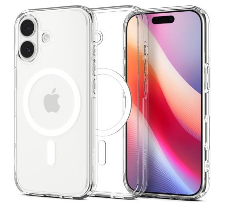 SPIGEN ULTRA HYBRID MAG MAGSAFE iPhone 17 CLEAR/WHITE